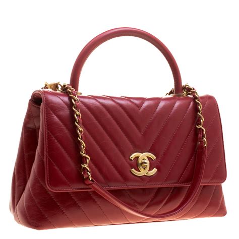 small red chanel bag